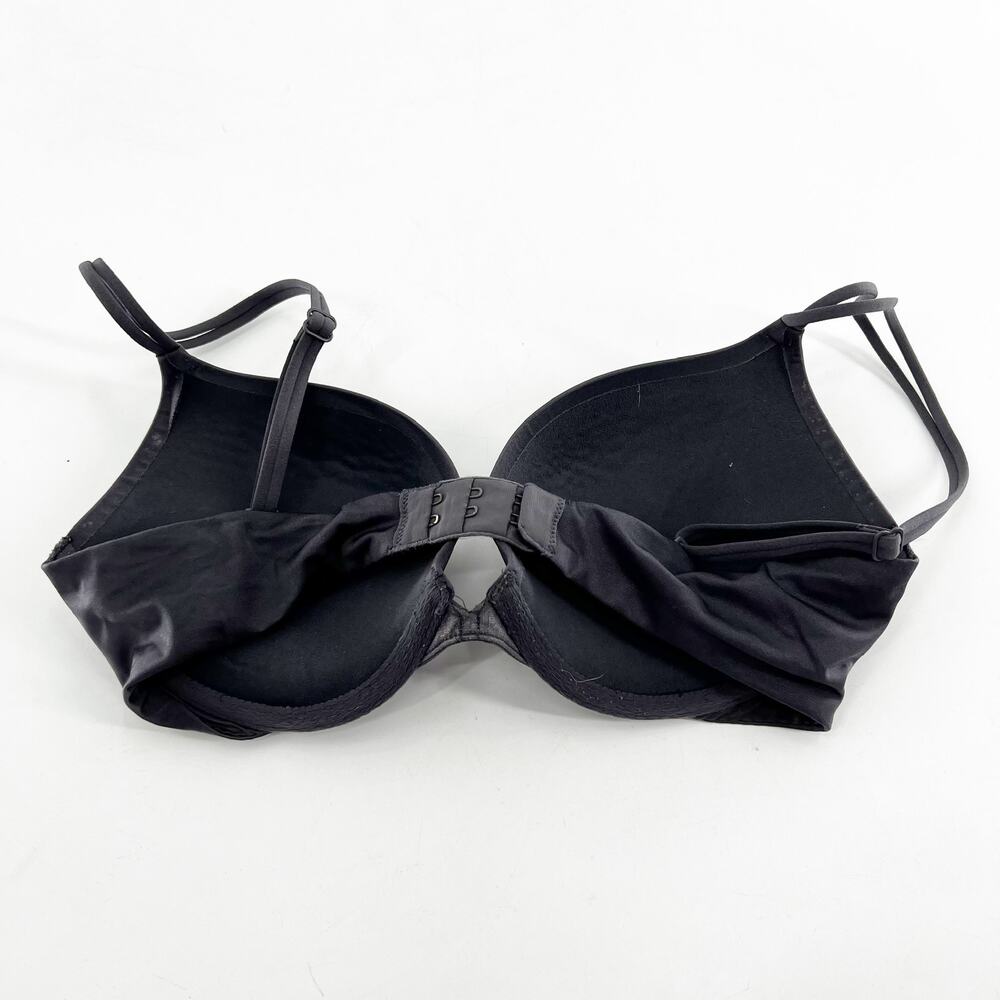 Victoria's Secret Women's Dark Gray Racerback Mesh Very Sexy Push Up Bra 32D - Picture 2 of 3